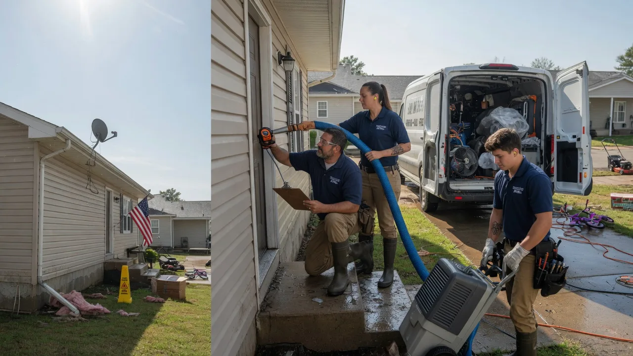 Ceiling Water Damage Restoration in Colleyville, TX near me